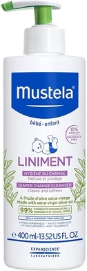 Cleanser Mustela Liniment No-Rinse Baby Cleanser with Extra Virgin Olive Oil