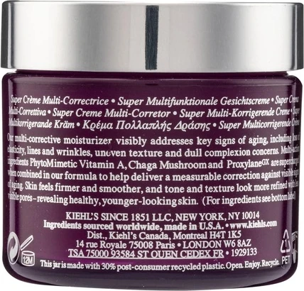 Крем Kiehl's Super Multi-Corrective Антивозрастной Крем для Лица и Шеи
