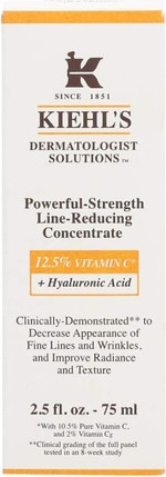 Сыворотка Kiehl's Powerful Strength Line Reducing Concentrate с витамином С и гиалуроновой кислотой