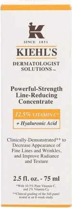 Сыворотка Kiehl's Powerful Strength Line Reducing Concentrate с витамином С и гиалуроновой кислотой