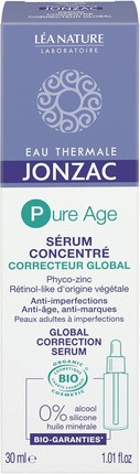 Туалетная вода Jonzac Pure Age Концентрированная сыворотка Глобальной Коррекции