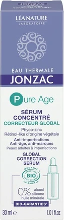 Туалетная вода Jonzac Pure Age Концентрированная сыворотка Глобальной Коррекции