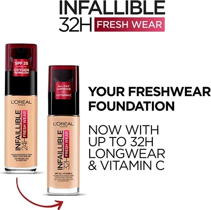Тональная основа L'Oréal Paris Infallible Fresh Wear