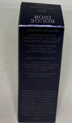 Помада Christian Dior Couture Colour Velvet Lipstick