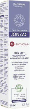 Ночной крем Eau Thermale Jonzac Organic Sublimactive Cellular Ночной антивозрастной крем