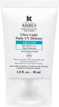 Солнцезащитный крем Aqua Gel Kiehl's Ultra Light Daily Uv Defense