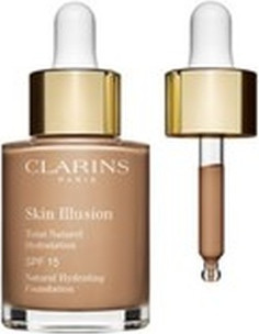 Тональная основа Clarins Skin Illusion Natural Hydrating Foundation Стойкость SPF 15