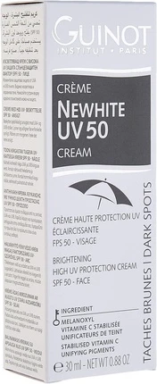 Крем Guinot Осветляющий с высоким уровнем УФ-защиты SPF 50 для лица