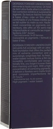 Тональная основа Foundation Christian Dior Diorskin Forever Undercover
