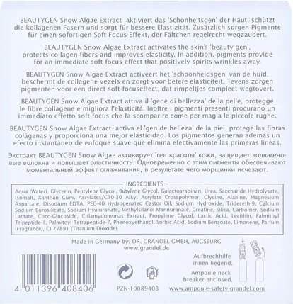 Ампулы Dr Grandel Активные ингредиенты Ампулы Beauty Gen
