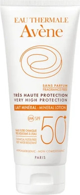 Молочко для защиты от солнца Avene Молочко Минеральное Очень Высокая Защита SPF 50
