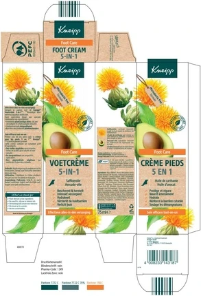 Cream Kneipp 5 in 1 Foot Cream