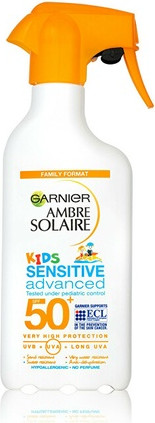 Солнцезащитный спрей Garnier Ambre Solaire Kids Sensitive Advanced