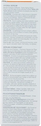 Увлажняющая сыворотка Lancaster Skin Life Hydra Serum