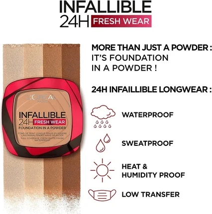 Тональная основа в пудре L'Oreal Professional Infallible 24H Fresh Wear