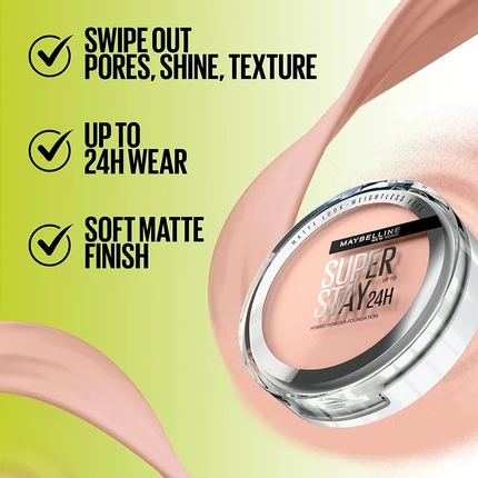 Рассыпчатая тональная основа Maybelline SuperStay 24H Hybrid