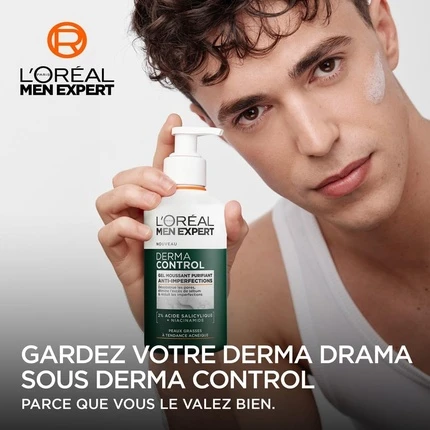 Вспенивающийся гель-очиститель L'Oreal Professional Men Expert