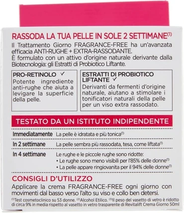 Дневной/Ночной Крем для Лица L'Oreal Paris Revitalift Без Отдушек с Пробиотиками