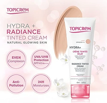 Крем для лица с защитой от солнца Topicrem UH Hydra+