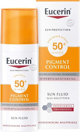 Солнцезащитная жидкость Eucerin Pigment Control SPF 50+