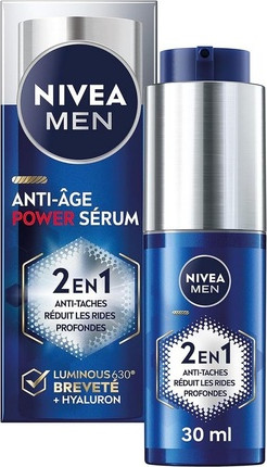 Антивозрастная сыворотка Nivea LUMINOUS630 Антивозрастное действие и борьба с пигментными пятнами 2-в-1 Сила сыворотки