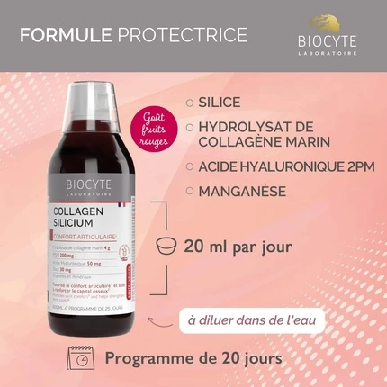Биологически активная добавка Biocyte Коллаген Кремний для комфорта суставов и здоровья костей