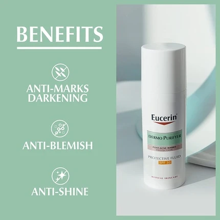 Защитная флюид Eucerin Dermopurifyer SPF 30