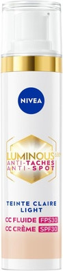 Флюид Nivea Luminous CC Fluid с эффектом сияния, 3-в-1, SPF30