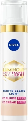 Флюид Nivea Luminous CC Fluid с эффектом сияния, 3-в-1, SPF30
