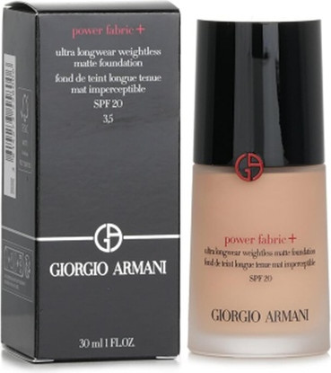 Тональная основа Giorgio Armani Power Fabric + Ultra Longwear Weightless Matte