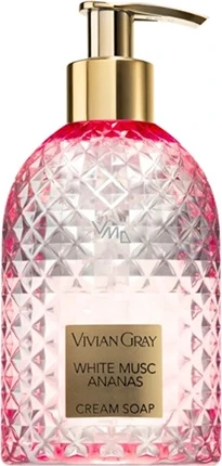 Cream Liquid Hand Soap Vivian Gray White Musk & Pineapple
