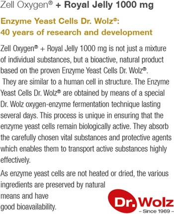 Добавка Dr Wolz Zell Oxygen + Маточное молочко 1000мг