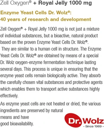 Добавка Dr Wolz Zell Oxygen + Маточное молочко 1000мг