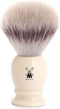 Помазок для бритья Muhle Classic Large, синтетика Silvertip Fibre под слоновую кость