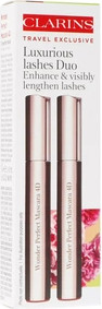 Тушь Clarins Luxurious Lashes Duo Mascara Set Wonder Perfect 4d