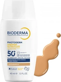 Ультрафлюид для защиты от солнца Bioderma Photoderm Xdefense Golden SPF50