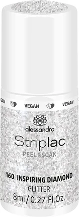Лак для ногтей Alessandro Striplac Peel or Soak Vegan Inspiring Diamond LED Лак для ногтей