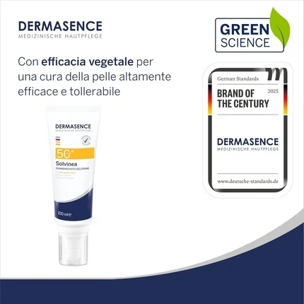 Солнцезащитный Гель-Крем SPF 50+ Dermasence Solvinea