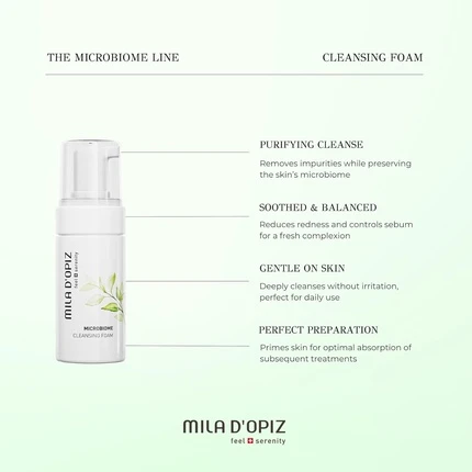 Очищающая пенка Mila D'Opiz