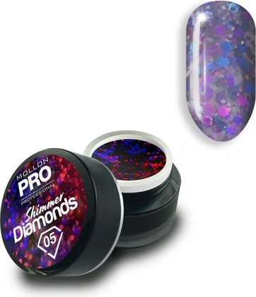 Гель-лак Mollon Pro Shimmer Diamonds