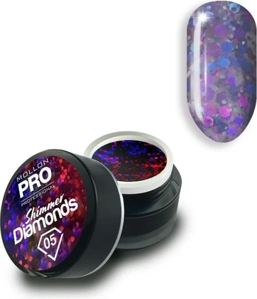 Гель-лак Mollon Pro Shimmer Diamonds