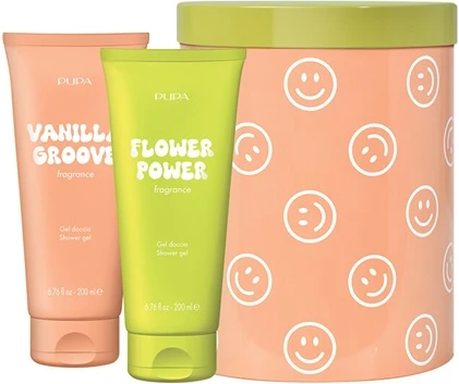 Наборы для лица и палетки Pupa Milano Vanilla Groove Flower Power Happy Box Kit Gift Set 3
