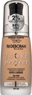 Жидкая тональная основа Deborah Milano 24 Hour Perfect Увлажняющая SPF 20