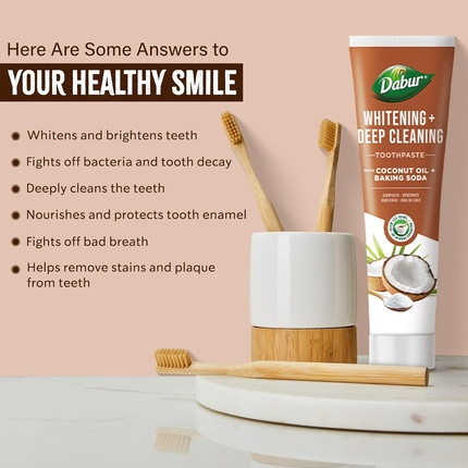 Зубная паста Dabur Organic Coconut Oil