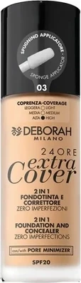 Тональная основа Deborah Milano 24 Hour Extra Cover