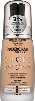 Увлажняющая тональная основа Deborah Milano 24 Hours Perfect