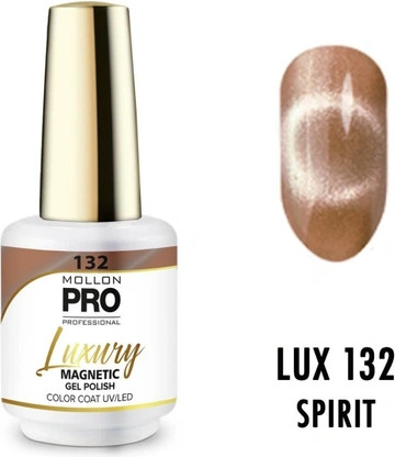 Полуперманентный лак для ногтей Mollon Pro Mol Luxury 132 Magnetic