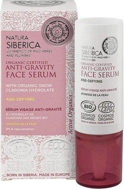 Сыворотка Natura Siberica Биосертифицированная Антигравитационная для лица