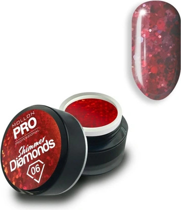 Гель-лак Mollon Pro Mol Shimmer Diamonds 6