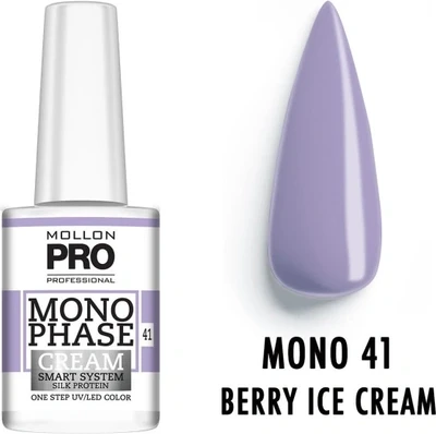 Лак для ногтей Mollon Pro Mol Monophase 41 Ягодное Мороженое